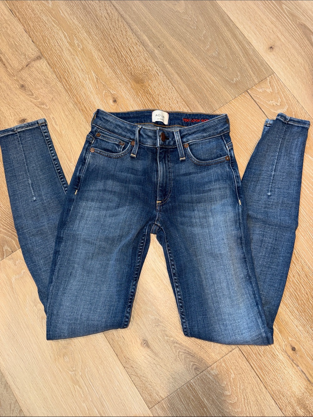 Dark Blue Skinny Jeans for Women - Stretch Denim